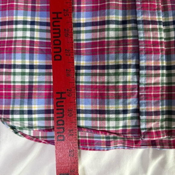 Ralph Lauren Men’s Size XXL Plaid Button Down Long Sleeve Classic Fit Pink Pony - Picture 2 of 7